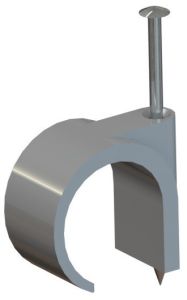 Spijkerclip 16-19 mm grijs JSL doos(50)
