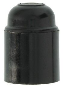 Lamphouder E27 zwart glad