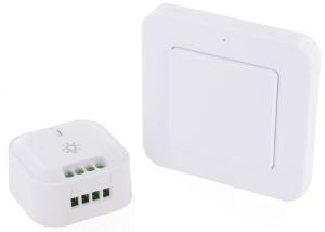 DiO Set draadloos schakelen 1x module + wandschakelaar