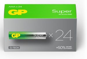 GP Super Alkaline batterij AAA doos(24)