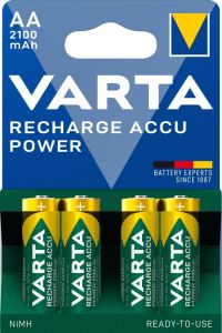 Varta NiMH oplaadbare batterij AA 2100mA blister(4)