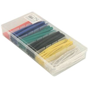 Krimpkous assortimentsdoos 100 delig gekleurd 100mm
