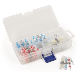 Krimpkous soldeer connector 0.25-6mm set 100 delig
