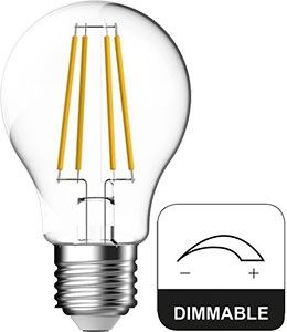 Energetic LED GLS E27 11-100W 2700K filament helder dimbaar