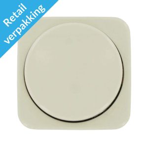 Verpakt Busch Jaeger CREME afdekplaat + knop dimmer