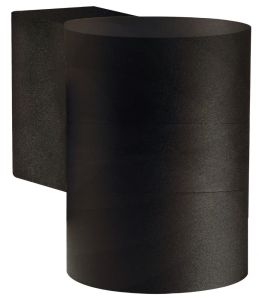 Wandlamp Tin Maxi GU10 zwart IP54