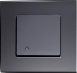 Radar bewegingssensor inbouw wand zwart/glas design