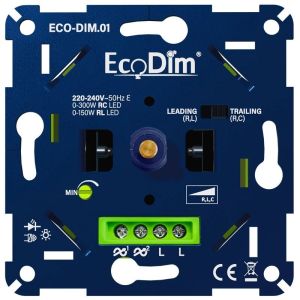 LED dimmer 0-300W EcoDim universeel