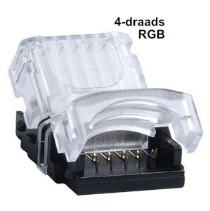 RGB Hippo quick connector strip to wire 10mm IP65