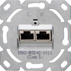 Kopp inbouw unit UTP CAT6 RJ45 2-voudig