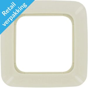 Verpakt Busch Jaeger CREME 1 voudig afdekraam