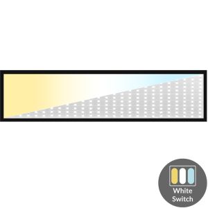 LED backlit paneel zwart 120x30cm 30W 3CCT 3761Lm