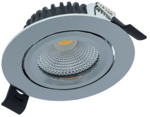 LED inbouwspot 5W 2700K 82mm 36gr rond verstelbaar chroom