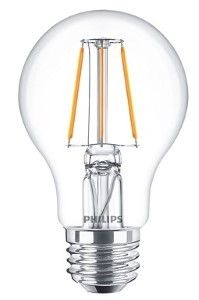 Philips LED GLS E27 3,4-40W 2700K filament helder dimbaar
