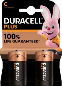 Duracell Plus 100% batterij C blister(2)