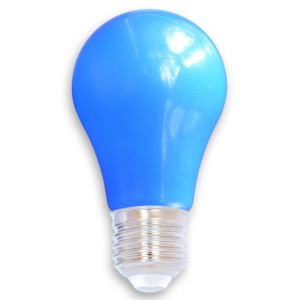 LED normaallamp GLS E27 blauw 2W