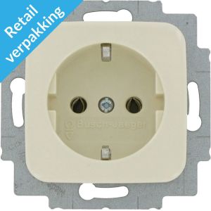 Verpakt Busch Jaeger CREME inbouw stopcontact wcd RA
