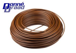 VD H07V-U draad Eca 2,5qmm bruin Donne 100m