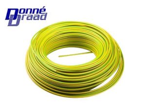 VD H07V-U draad Eca 2,5qmm geel/groen Donne 100m