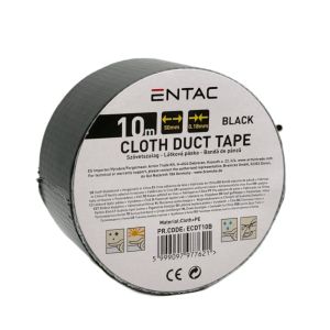 Reparatietape 50mm rol 10m zwart