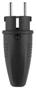 Randaarde stekker RUBBER ABL
