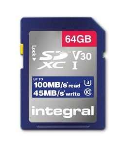 SD geheugenkaart V30 64GB
