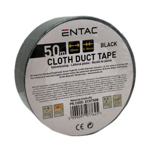 Reparatietape 50mm rol 50m zwart