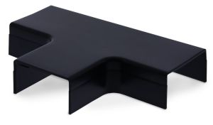 Canalit Systeem25 t-stuk met bodemstuk 25x13mm zwart