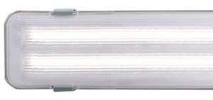 SWD LED armatuur WORKS met 2x LED tube 24W 4000K wit 150cm