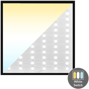 LED backlit paneel zwart 60x60cm 30W 3CCT 3848Lm