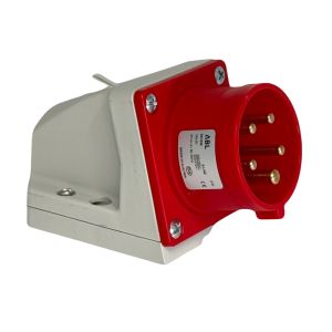 CEE 5P/32A/400V opb wcd rood met pennen