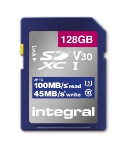 SD geheugenkaart V30 128GB
