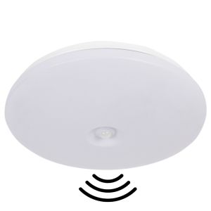 Plafonniere rond 330mm 2x E27 + sensor