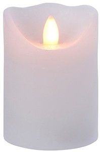 LED flakkerkaars 7x9cm wit