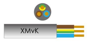 Kabel XMVK 3x1,5qmm Eca rol 100m