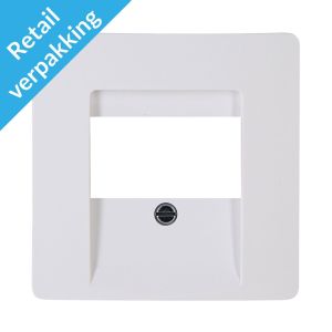 Verpakt Kopp Paris arctic wit afdekplaat USB