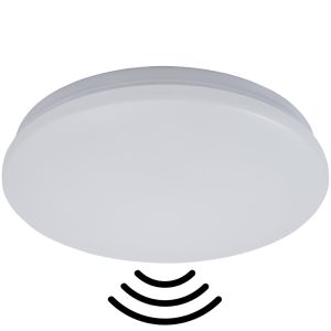 LED Plafonniere 260mm 12w 3000K + sensor