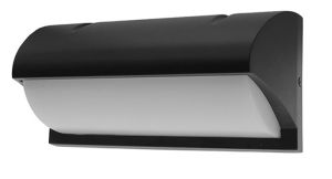 LED Wandlamp 12W rechthoek zwart 3000K