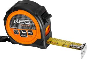 Rolmaat - Meetband rubber 3 meter - 19 mm