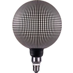 Nordlux LED Globe G200 E27 5-10W 2700K MAGICIAN stippen zwart