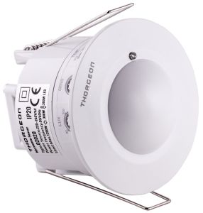 Radar HF bewegingssensor inbouw plafond 360 graden wit