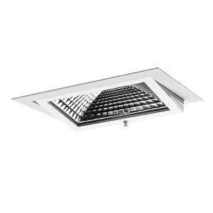 LED downlighter wit 26W 3000K rechthoekig model