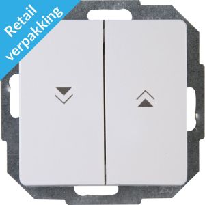 Verpakt Kopp Paris arctic wit jaloezieschakelaar + wip
