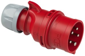 CEE 5P/32A/400V stekker met fasewisselaar