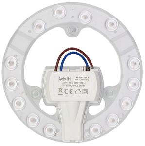 LED magneet module 230V 12W 3000K