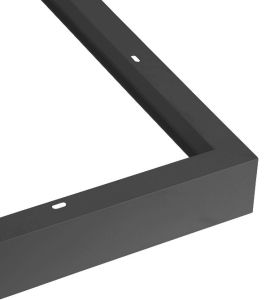 Opbouwframe voor LED paneel 120x30x5cm zwart