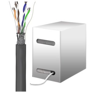 STP CAT5E box 305m grijs massief
