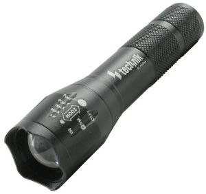 Technik LED zaklamp P5 oplaadbaar zoom 150 lumen