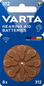 Varta gehoor batterij V312 blister(8)
