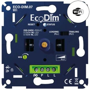 LED dimmer 0-250W EcoDim universeel - WiFi